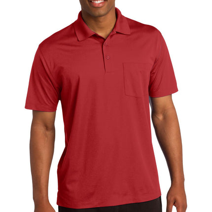 Sport-Tek ®  Micropique Sport-Wick ®  Pocket Polo. ST651