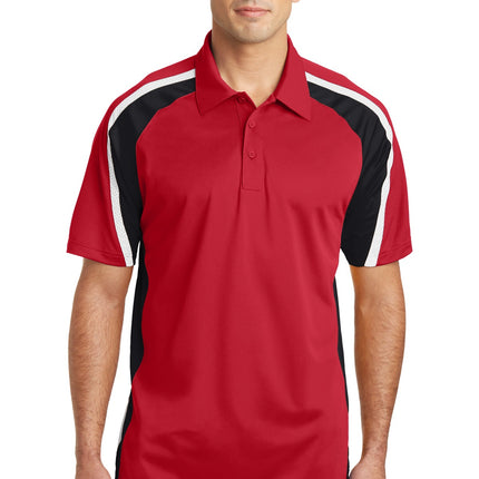 Sport-Tek ®  Tricolor Micropique Sport-Wick ®  Polo. ST654