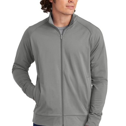 Sport-Tek ®  Sport-Wick ®  Stretch Full-Zip Cadet Jacket ST857
