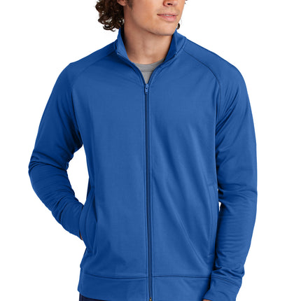 Sport-Tek ®  Sport-Wick ®  Stretch Full-Zip Cadet Jacket ST857