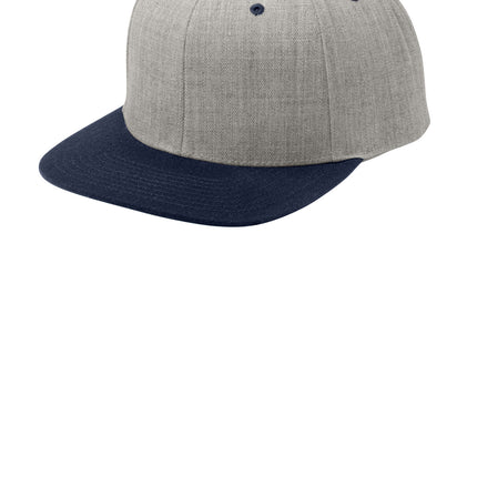 Sport-Tek ®  YP Classics ®  Flat Bill Snapback Cap. STC19