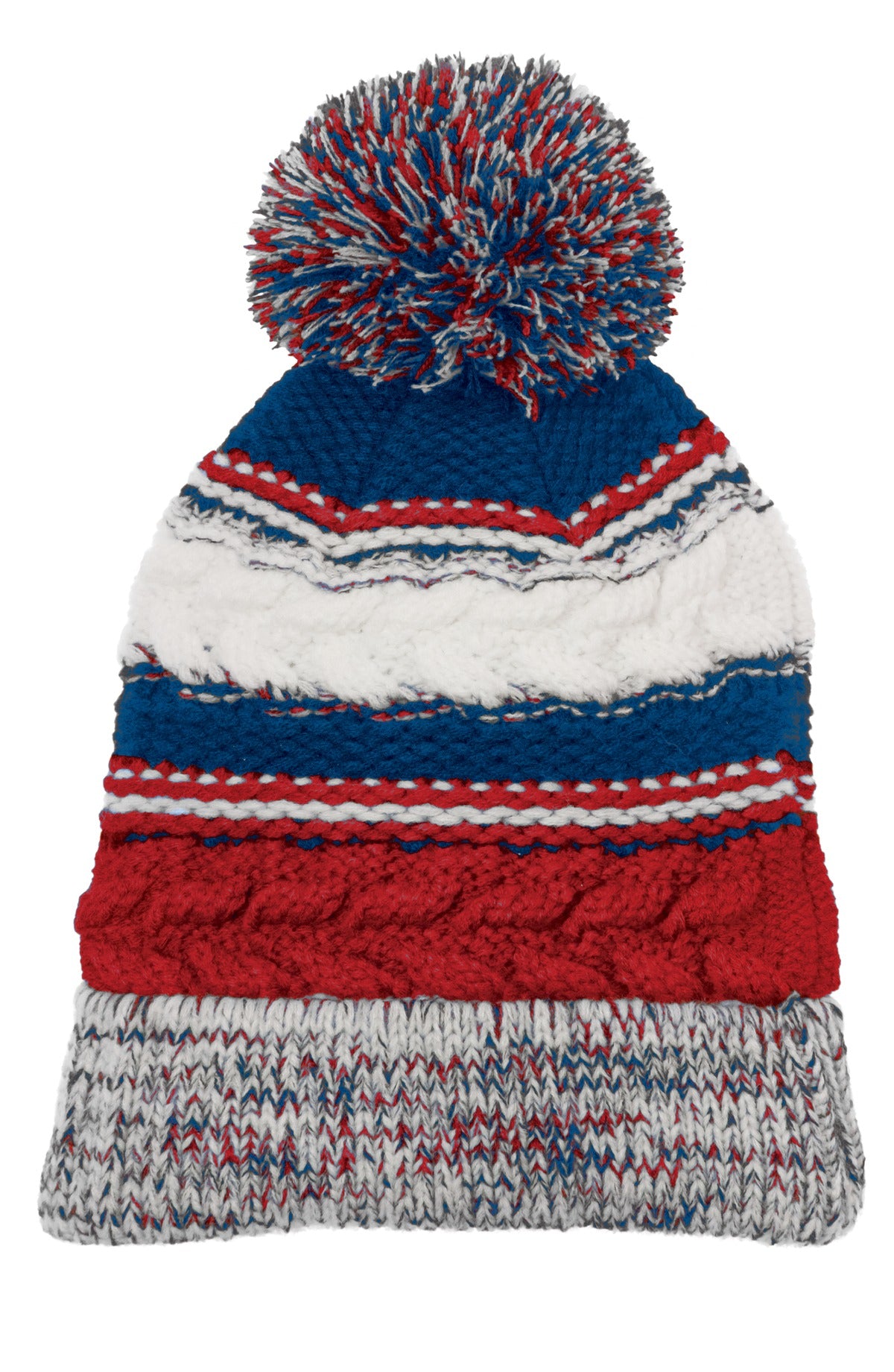 Sport-Tek® Pom Pom Team Beanie STC21