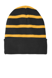 Sport-Tek® Striped Beanie with Solid Band STC31