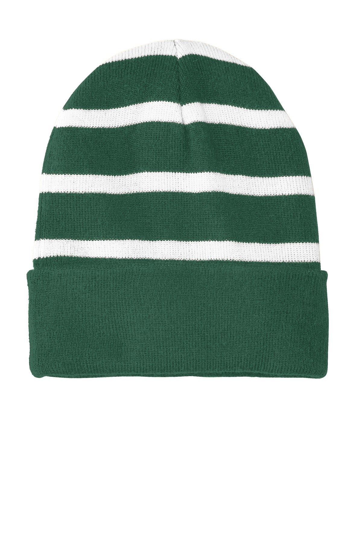 Sport-Tek® Striped Beanie with Solid Band STC31