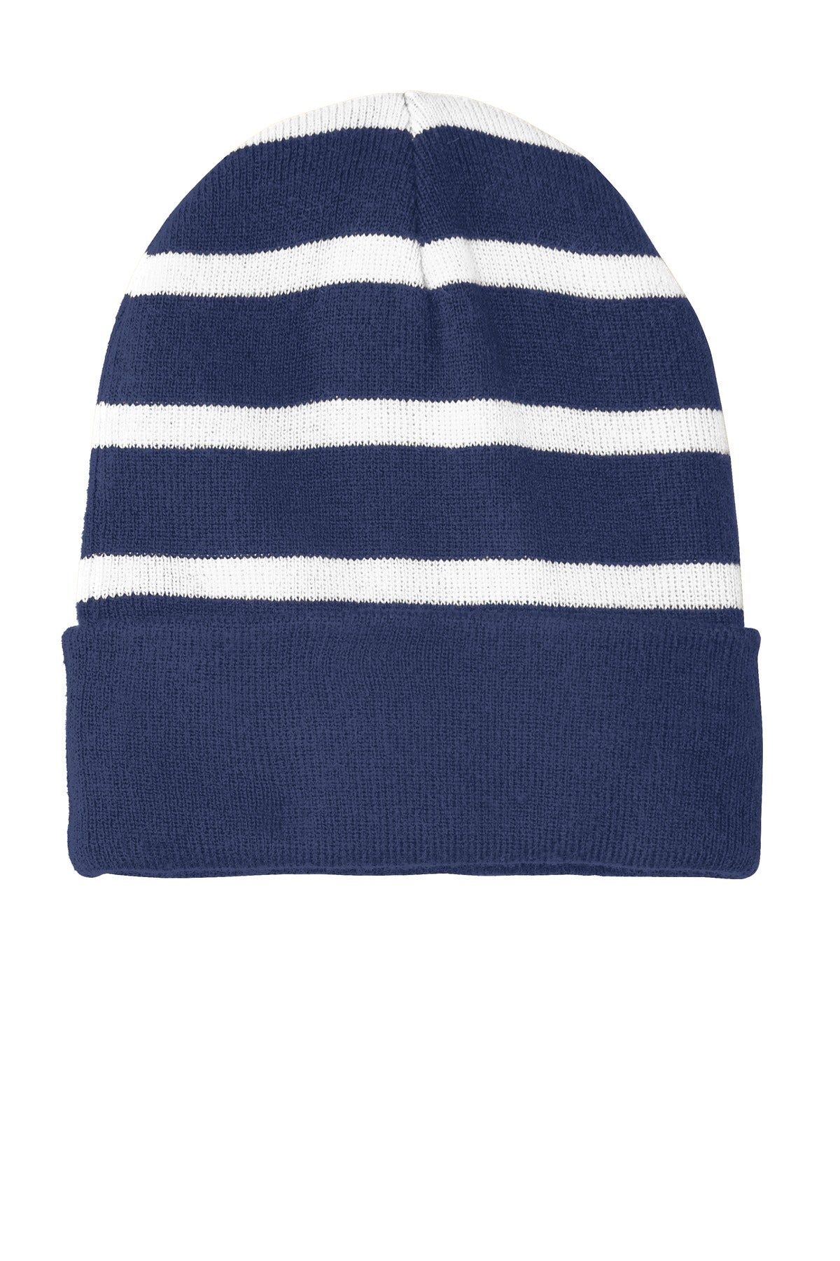 Sport-Tek® Striped Beanie with Solid Band STC31