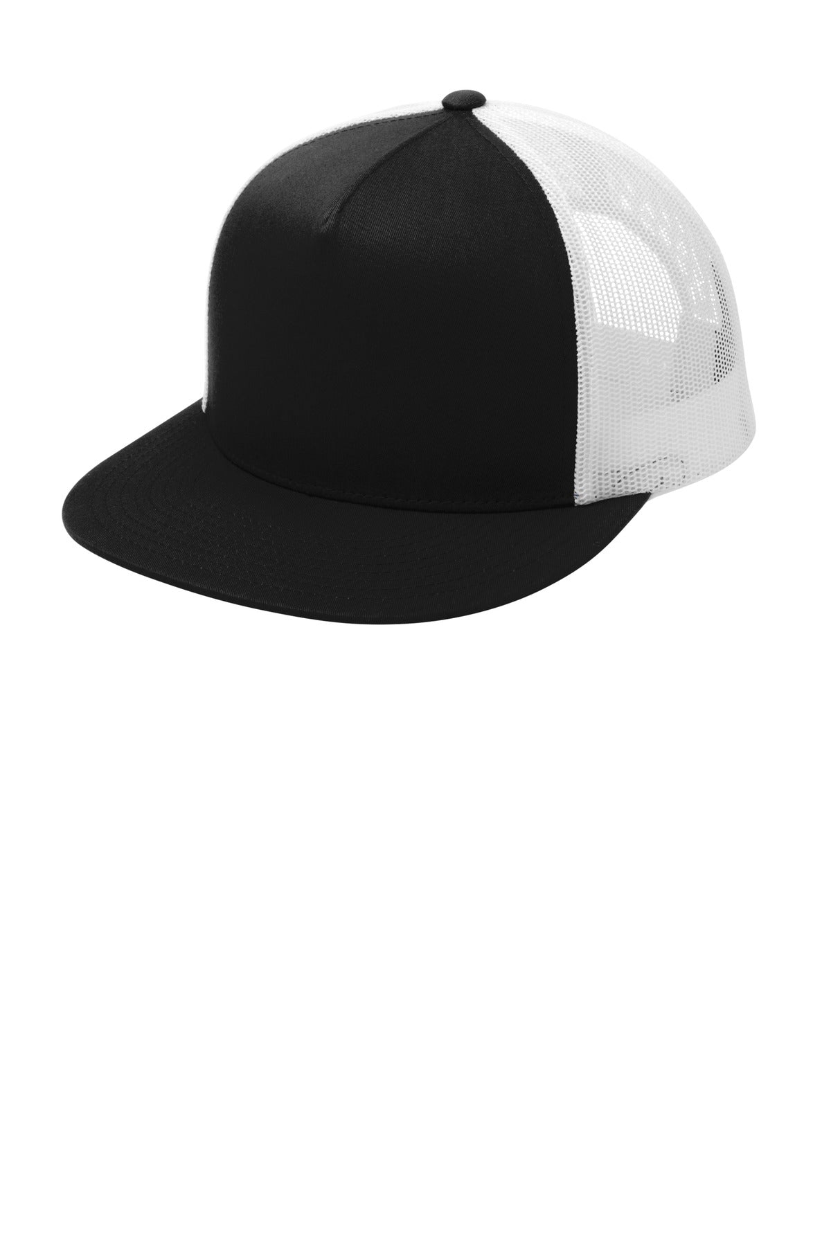 Sport-Tek® YP Classics ® 5-Panel Classic Trucker Mesh Back Cap STC38