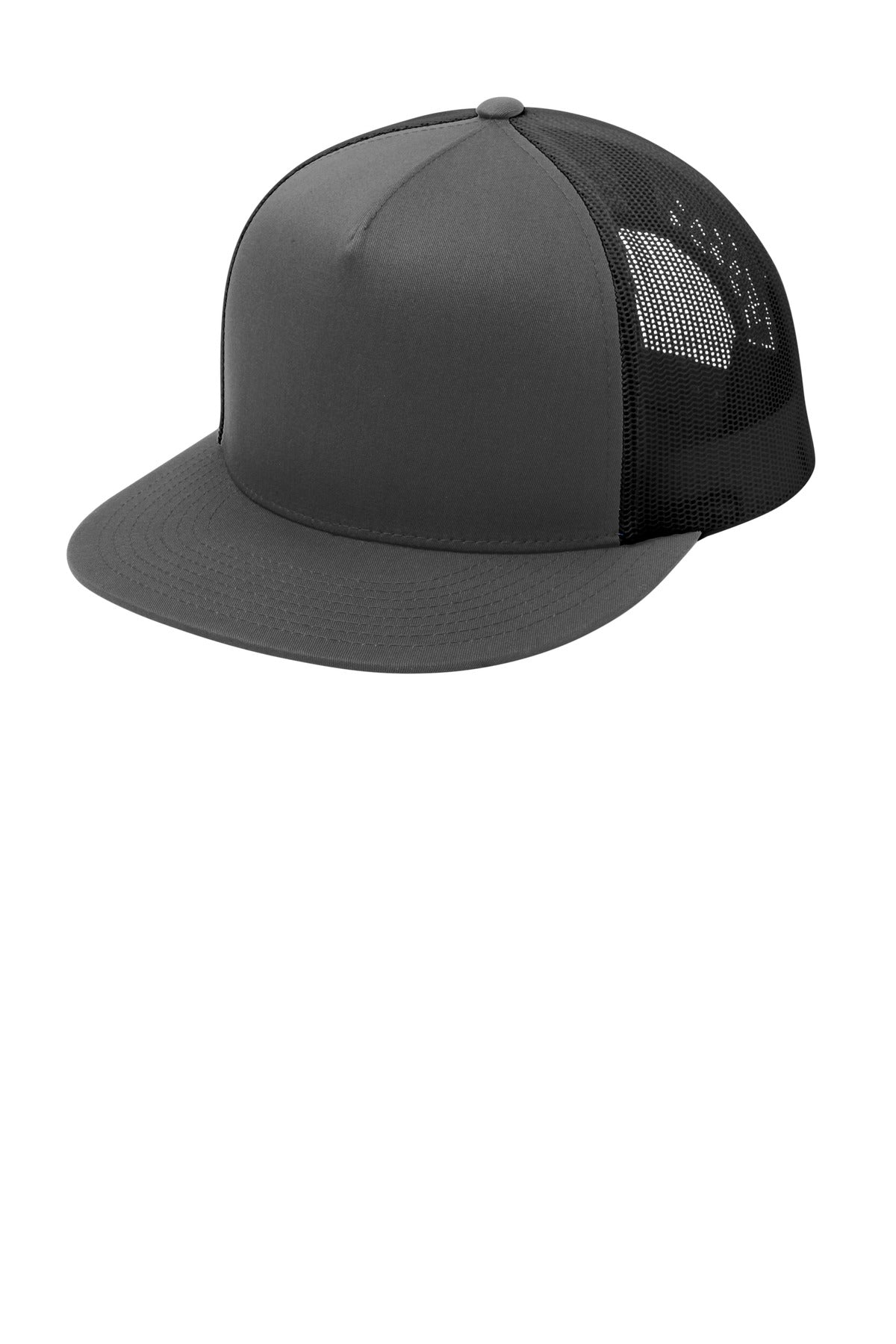 Sport-Tek® YP Classics ® 5-Panel Classic Trucker Mesh Back Cap STC38