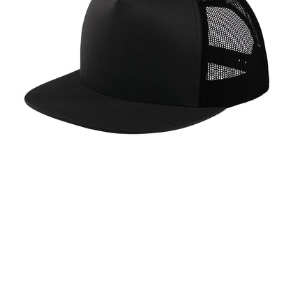 Sport-Tek ®  YP Classics  ®  5-Panel Classic Trucker Mesh Back Cap. STC38