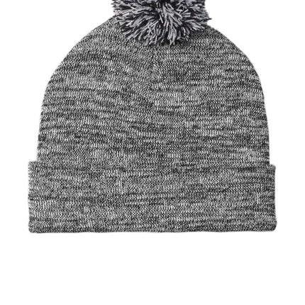 Sport-Tek  ®  Heather Pom Pom Beanie STC41