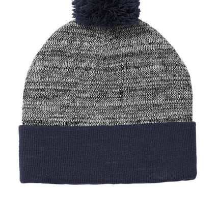 Sport-Tek  ®  Heather Pom Pom Beanie STC41