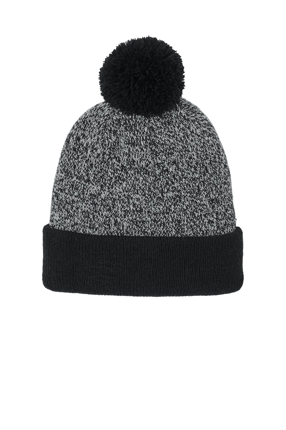 Sport-Tek® Halftime Heather Pom Beanie STC68