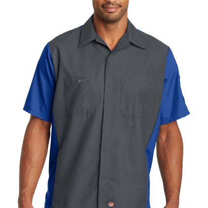 Red Kap ®  Short Sleeve Ripstop Crew Shirt. SY20
