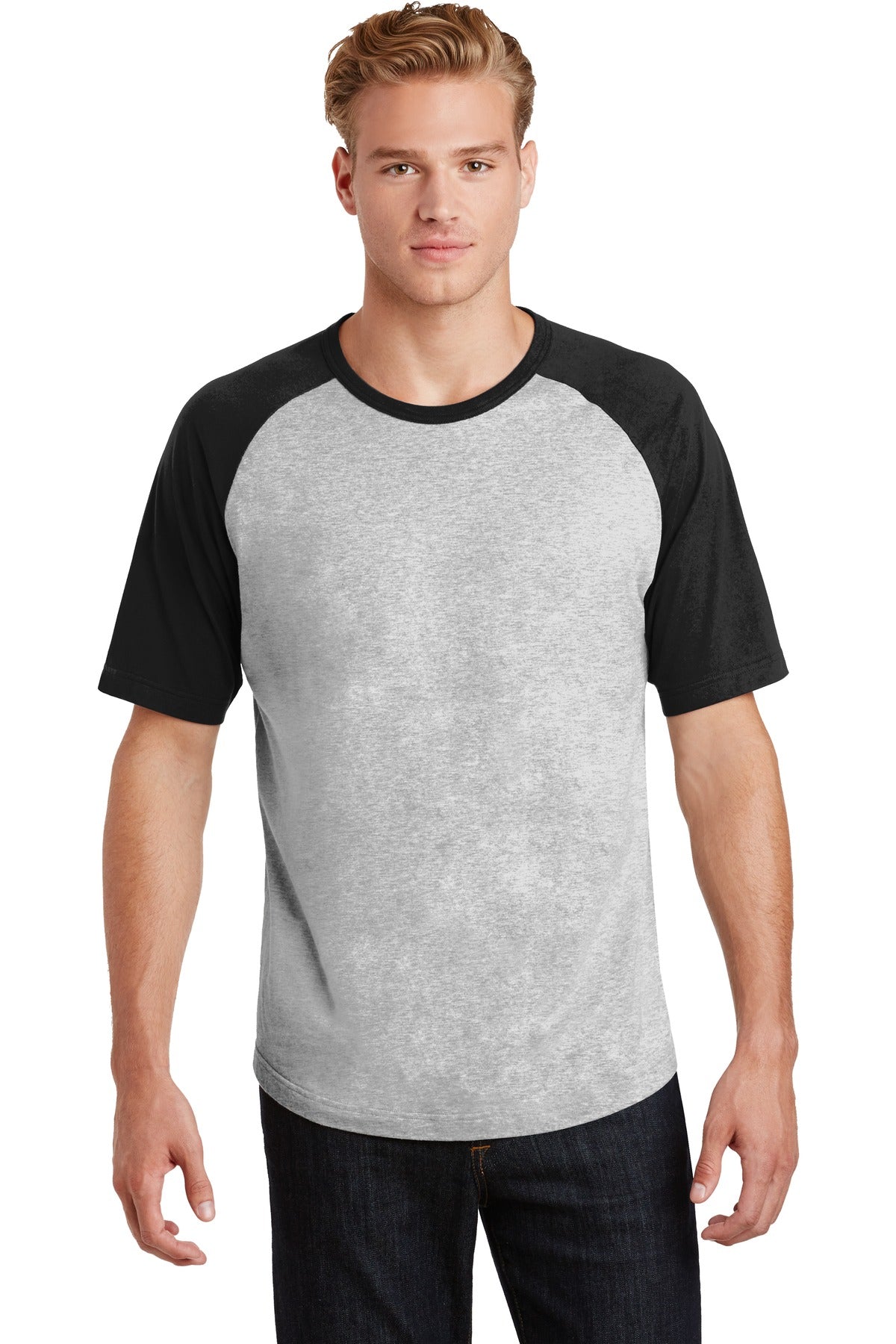 Sport-Tek® Short Sleeve Colorblock Raglan Jersey T201