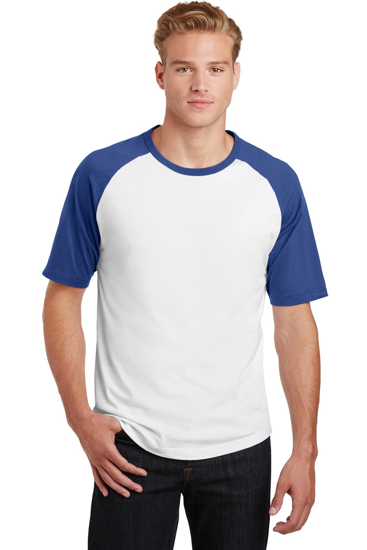 Sport-Tek® Short Sleeve Colorblock Raglan Jersey T201