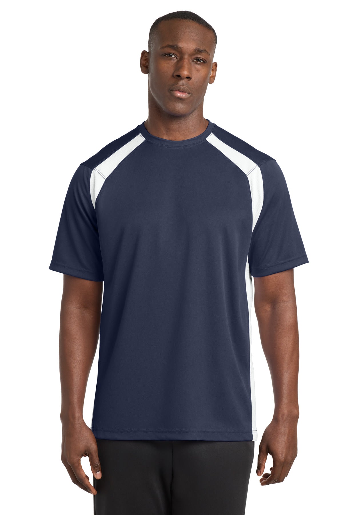 Sport-Tek® Dry Zone® Colorblock Crew T478