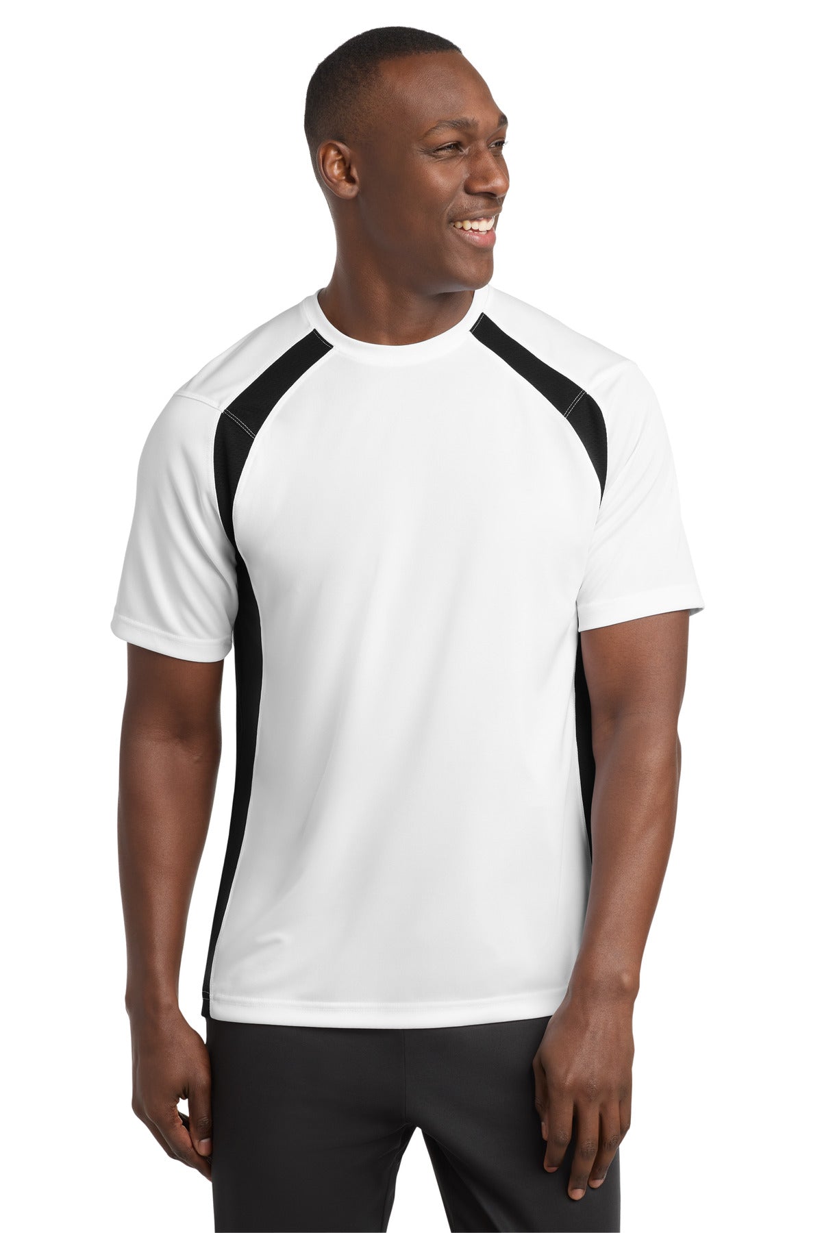 Sport-Tek® Dry Zone® Colorblock Crew T478