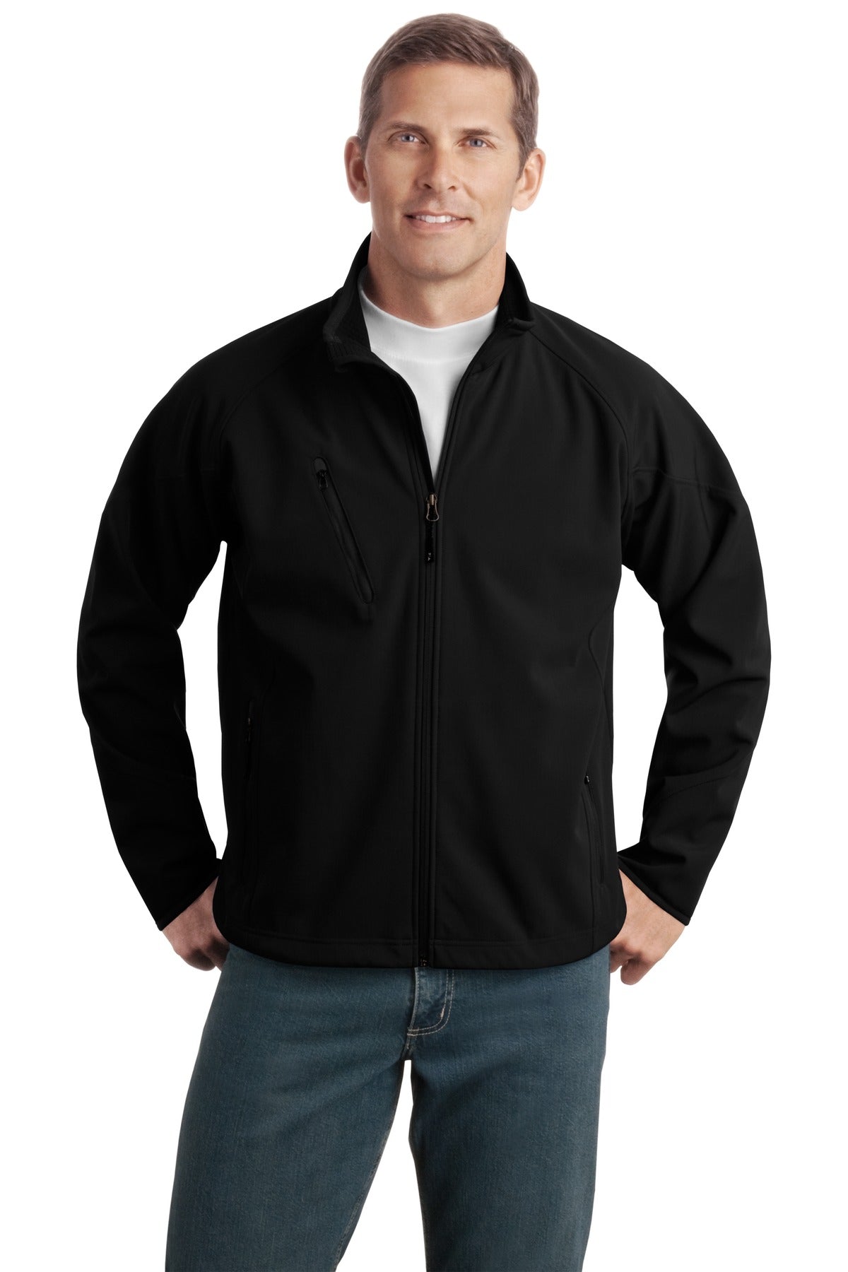 Port Authority® Tall Textured Soft Shell Jacket TLJ705