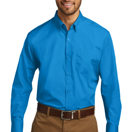 Port Authority ®  Long Sleeve Carefree Poplin Shirt. W100