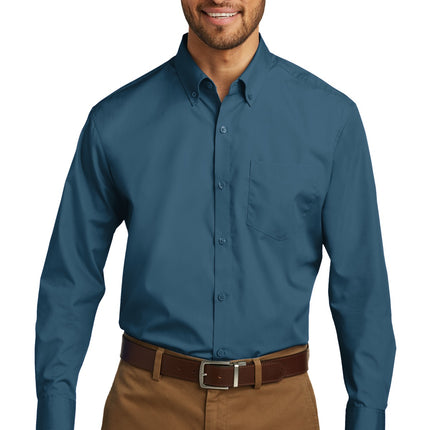 Port Authority ®  Long Sleeve Carefree Poplin Shirt. W100