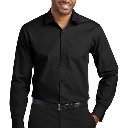 Port Authority  ®  Slim Fit Carefree Poplin Shirt. W103