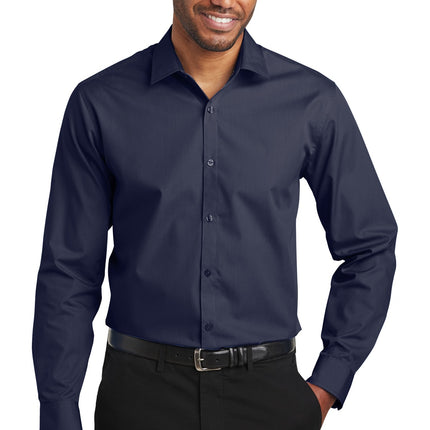 Port Authority  ®  Slim Fit Carefree Poplin Shirt. W103