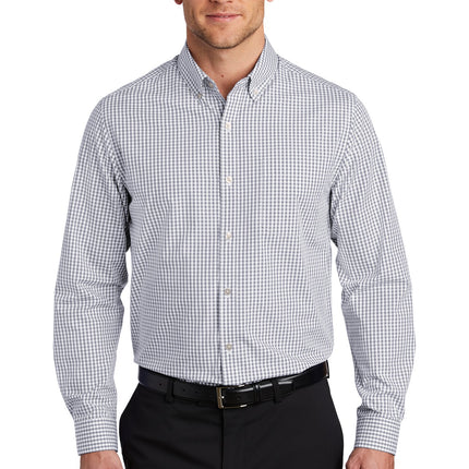 Port Authority  ®  Broadcloth Gingham Easy Care Shirt W644