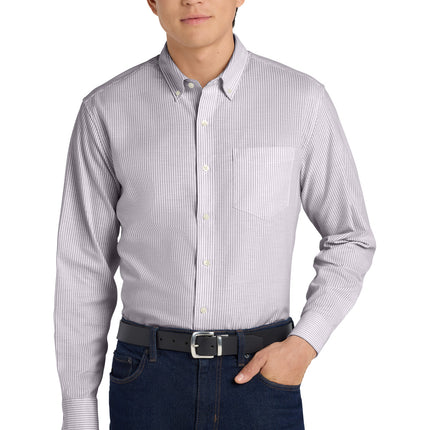 Port Authority  ®  SuperPro    Oxford Stripe Shirt. W657