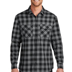 Grey/ Black Buffalo Check / 2XL