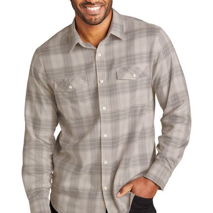 Port Authority ®  Long Sleeve Ombre Plaid Shirt W672