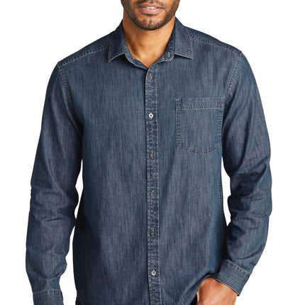 Port Authority ®  Long Sleeve Perfect Denim Shirt W676