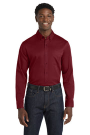 Port Authority® Long Sleeve SuperPro React™ Twill Shirt W808
