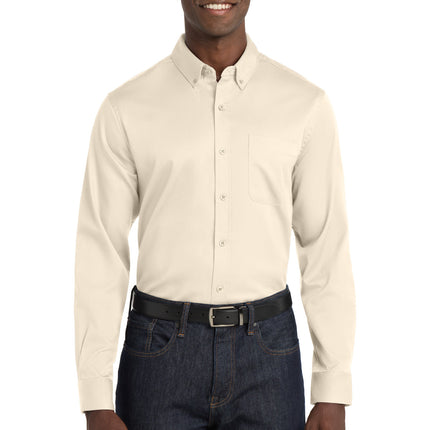 Port Authority ®  Long Sleeve SuperPro React™ Twill Shirt. W808