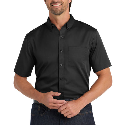 Port Authority ®  Short Sleeve SuperPro React ™ Twill Shirt. W809