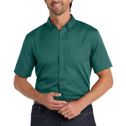 Port Authority ®  Short Sleeve SuperPro React ™ Twill Shirt. W809