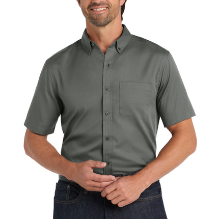 Port Authority ®  Short Sleeve SuperPro React ™ Twill Shirt. W809