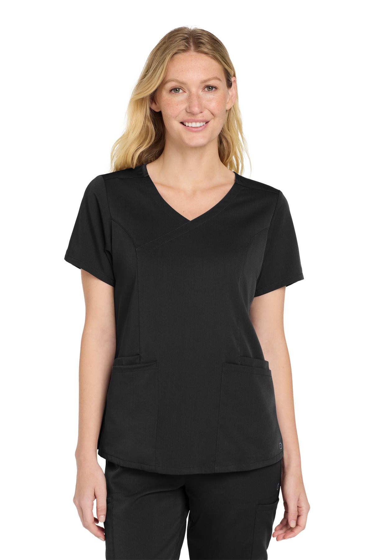 Wink® Women's Premiere Flex Mock Wrap Top WW4268