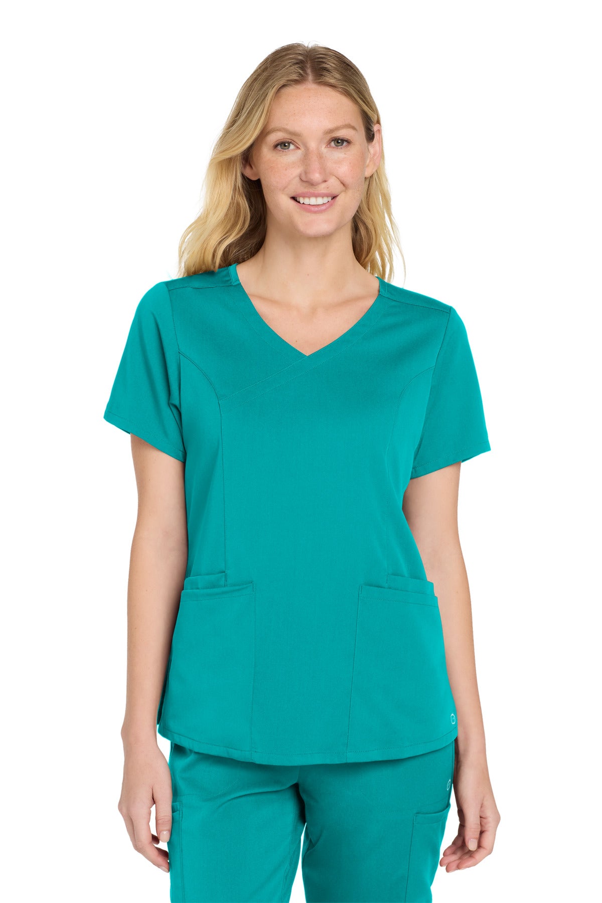Wink® Women's Premiere Flex Mock Wrap Top WW4268