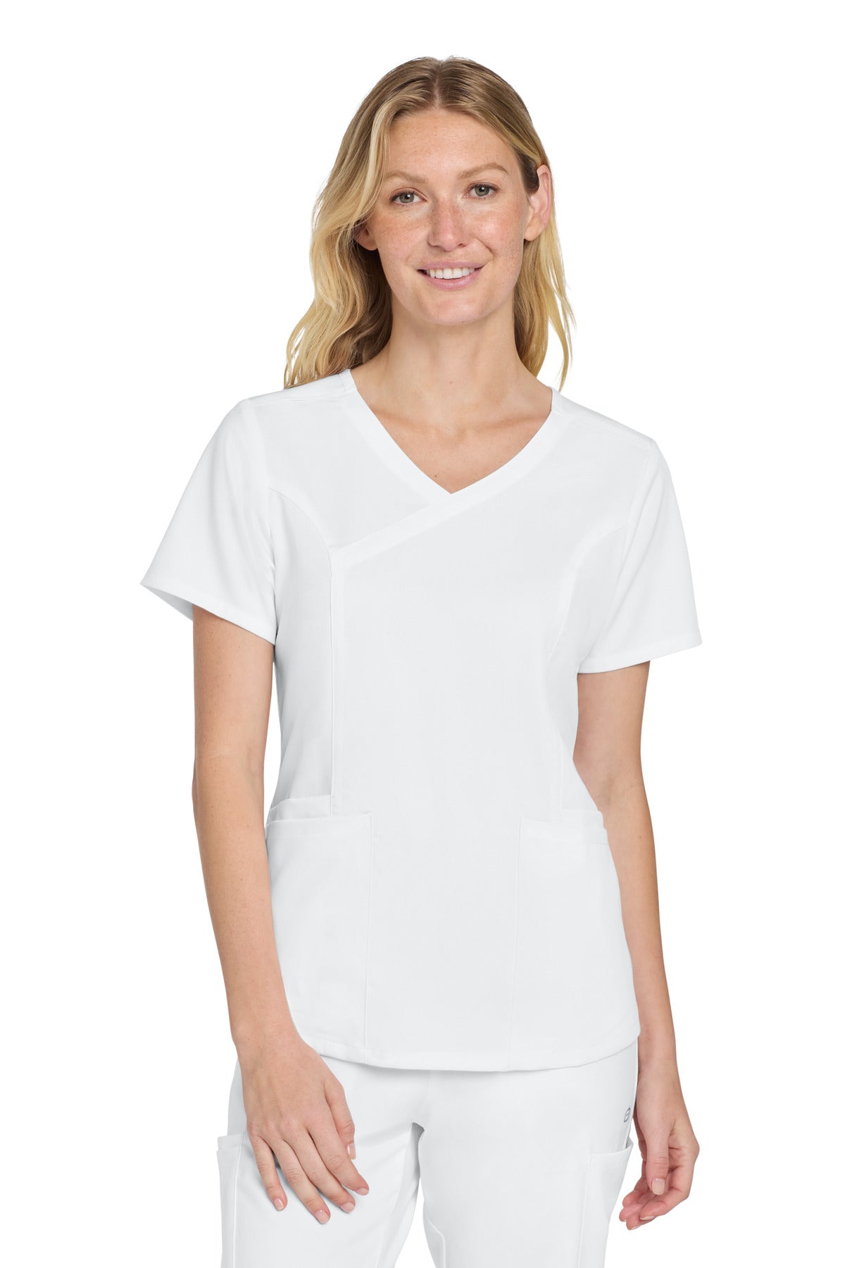 Wink® Women's Premiere Flex Mock Wrap Top WW4268