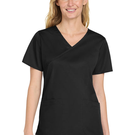 Wink ®  Women's WorkFlex   Mock Wrap Top WW4760