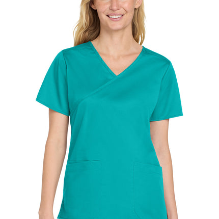 Wink ®  Women's WorkFlex   Mock Wrap Top WW4760