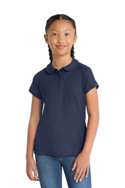 Port Authority ®  Girls Silk Touch Peter Pan Collar Polo. YG503