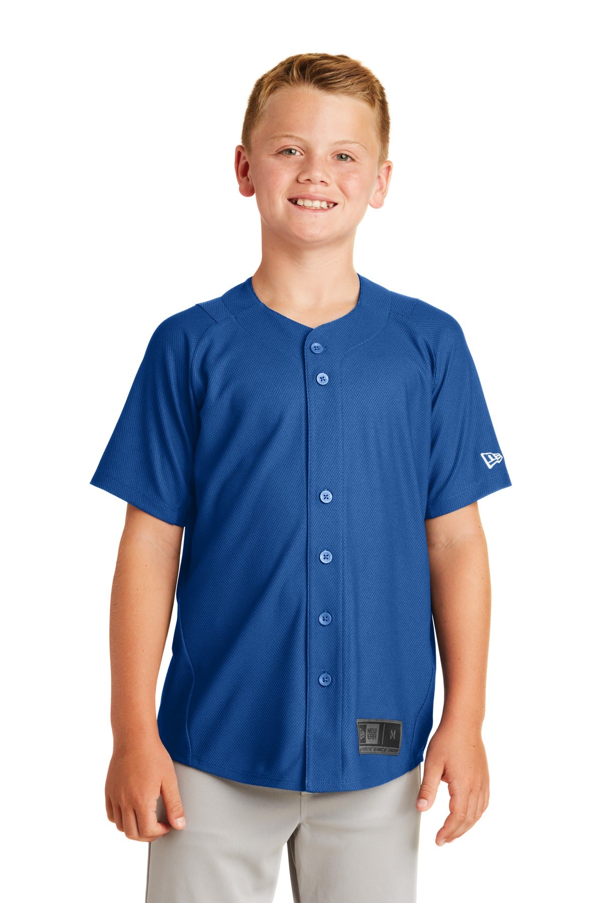 New Era ® Youth Diamond Era Full-Button Jersey YNEA220