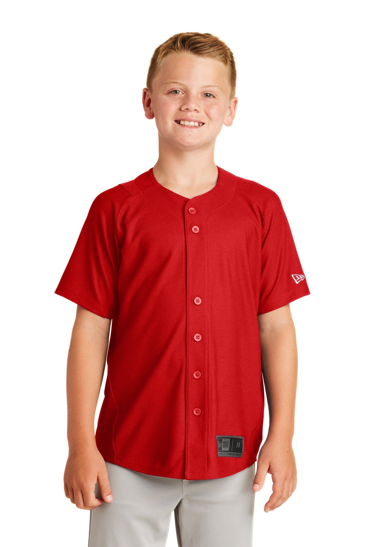 New Era ® Youth Diamond Era Full-Button Jersey YNEA220
