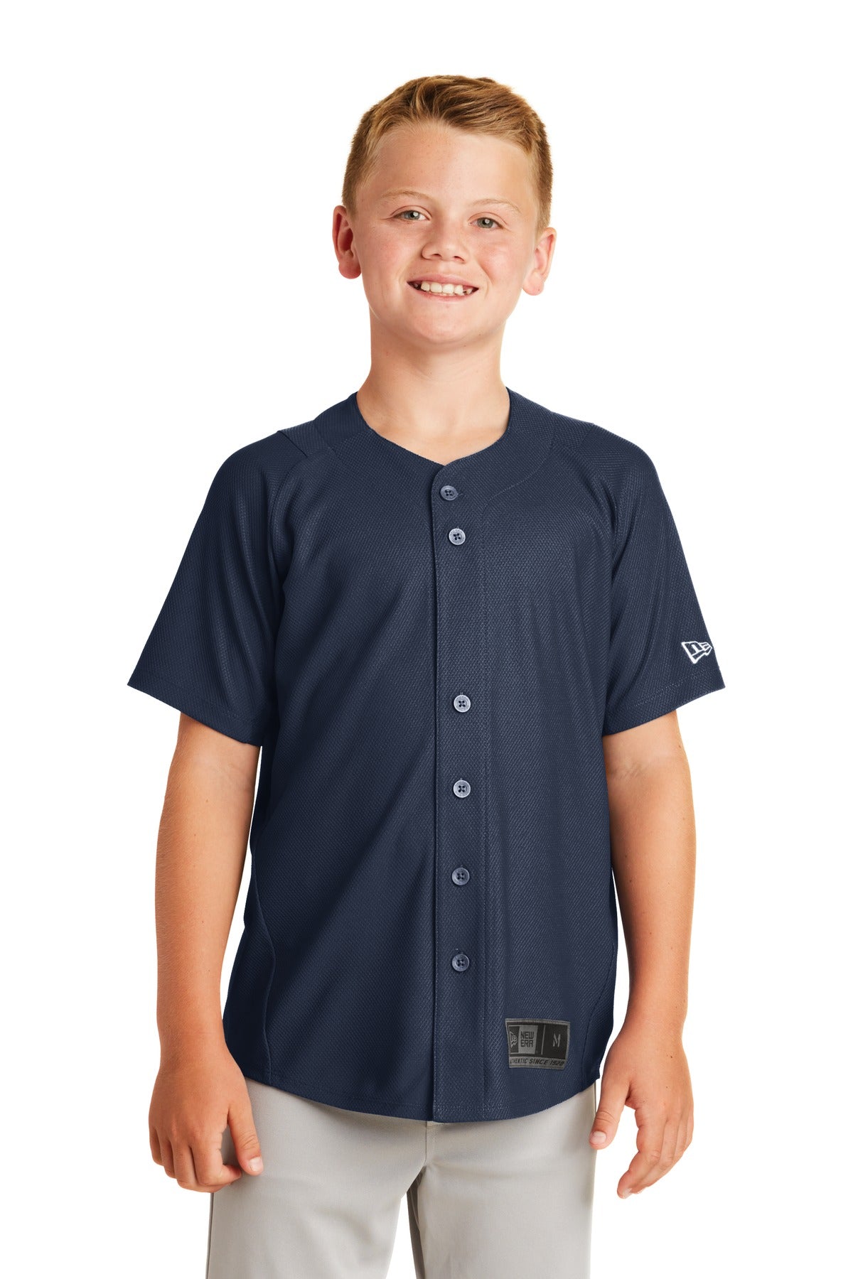 New Era ® Youth Diamond Era Full-Button Jersey YNEA220