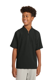 New Era ® Youth Cage Short Sleeve 1/4-Zip Jacket YNEA600