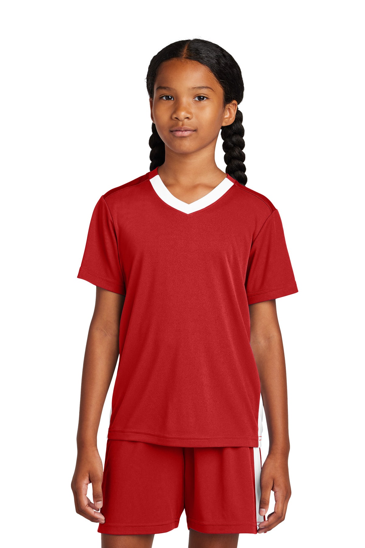 Sport-Tek® Youth Competitor United V-Neck YST101