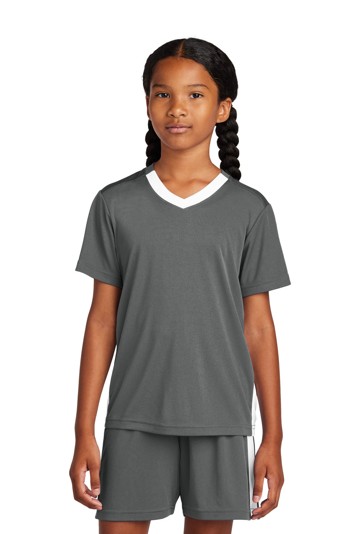 Sport-Tek® Youth Competitor United V-Neck YST101