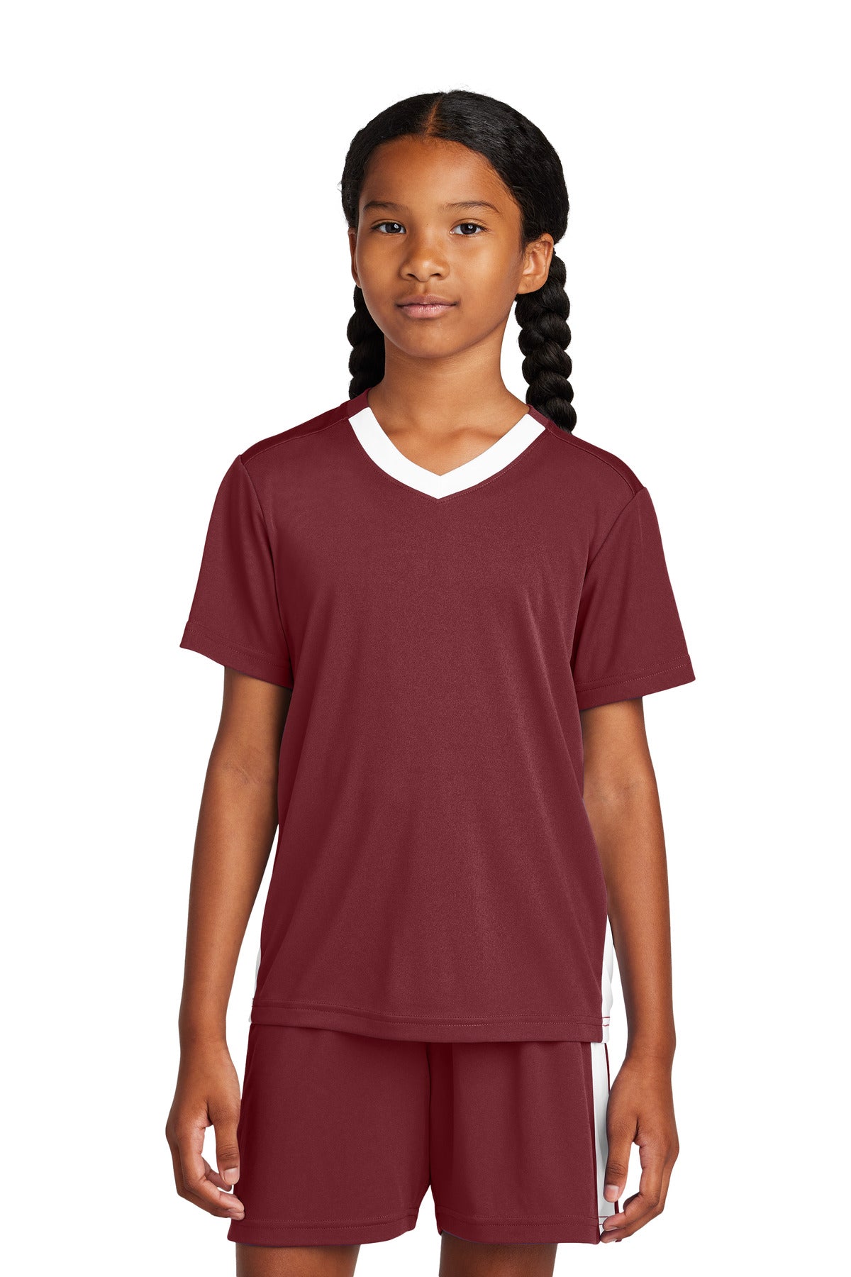 Sport-Tek® Youth Competitor United V-Neck YST101
