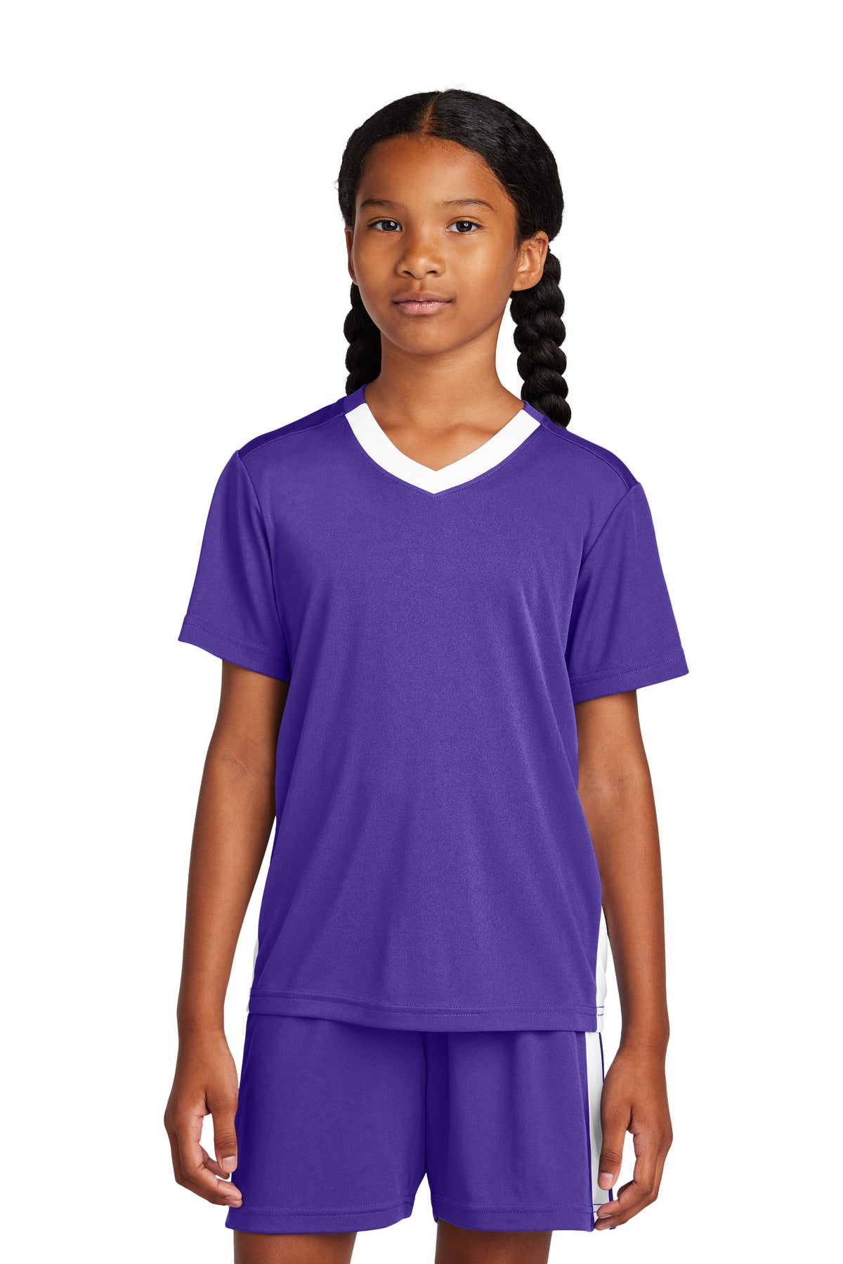 Sport-Tek® Youth Competitor United V-Neck YST101