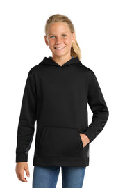 Sport-Tek® Youth Sport-Wick® Fleece Colorblock Hooded Pullover  YST235